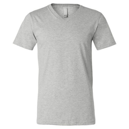 Unisex Heather CVC V-Neck Tee Thumbnail