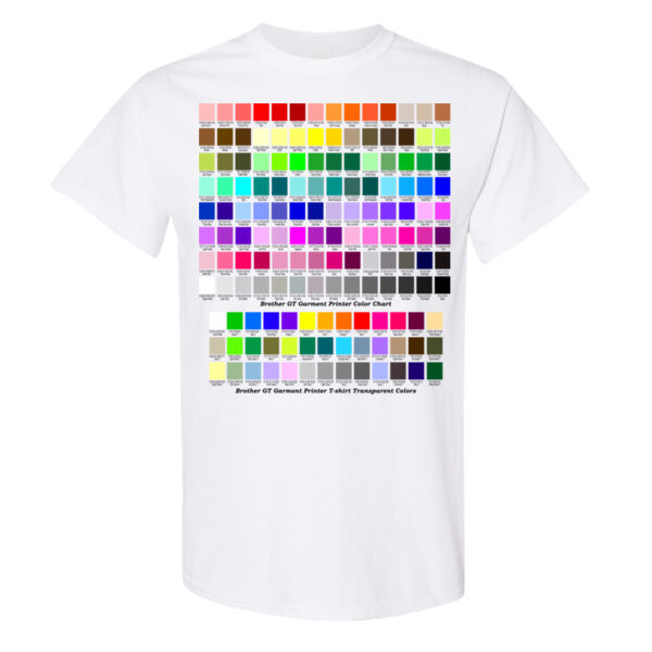 Multi-Color Chart - 16x20 PRINT AREA Heavy Cotton™ T-Shirt Thumbnail