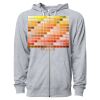 Icon Unisex Lightweight Loopback Terry Full-Zip Hooded Sweatshirt Thumbnail