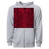 Icon Unisex Lightweight Loopback Terry Full-Zip Hooded Sweatshirt Thumbnail